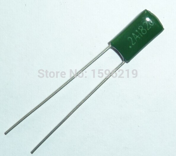100 stk mylar film kondensator 100v 2 a 182j 1800pf 1.8nf 2 a 182 5%  polyester film kondensator
