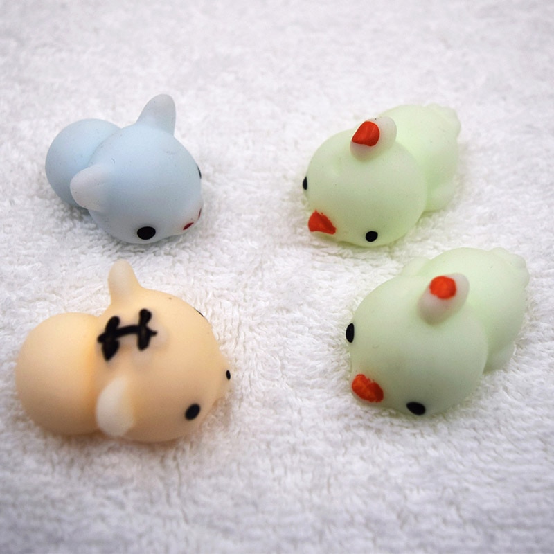 Mini Squishy Cute Animal Antistress Ball Squeeze Soft Sticky Stress Release Funny Toy