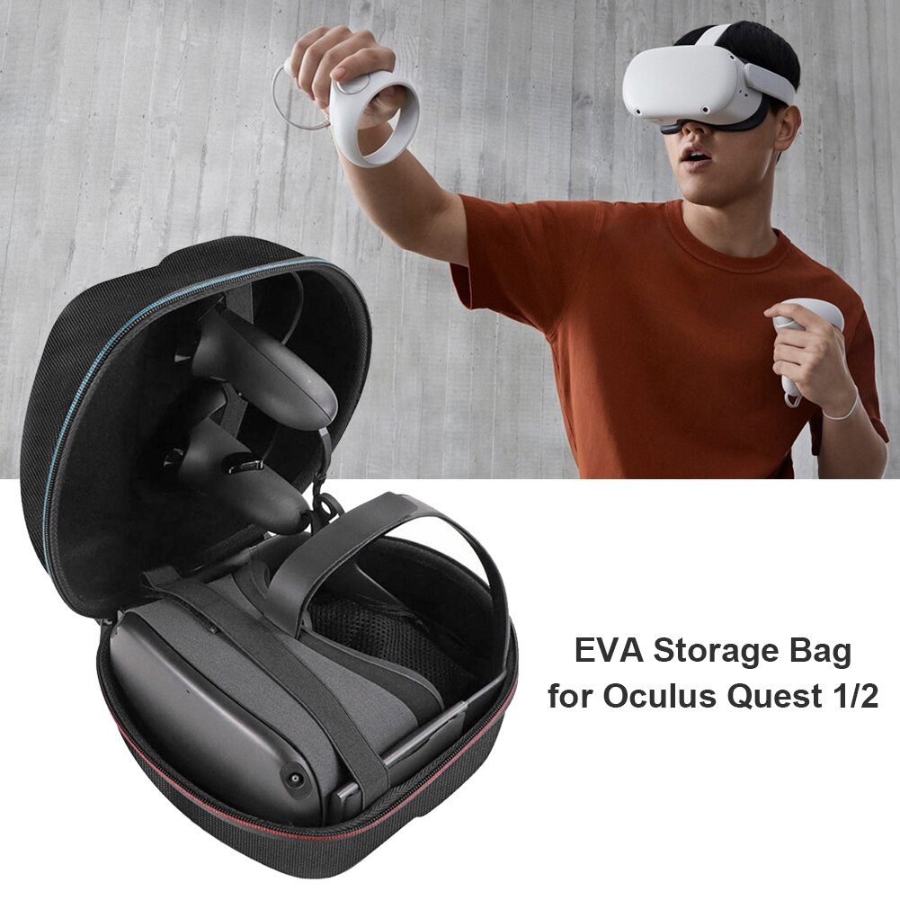 Draagbare Opbergdoos Voor Oculus Quest 2 Vr Bril Headset Eva Reizen Draagtas Voor Oculus Quest 2 Accessoires Tas