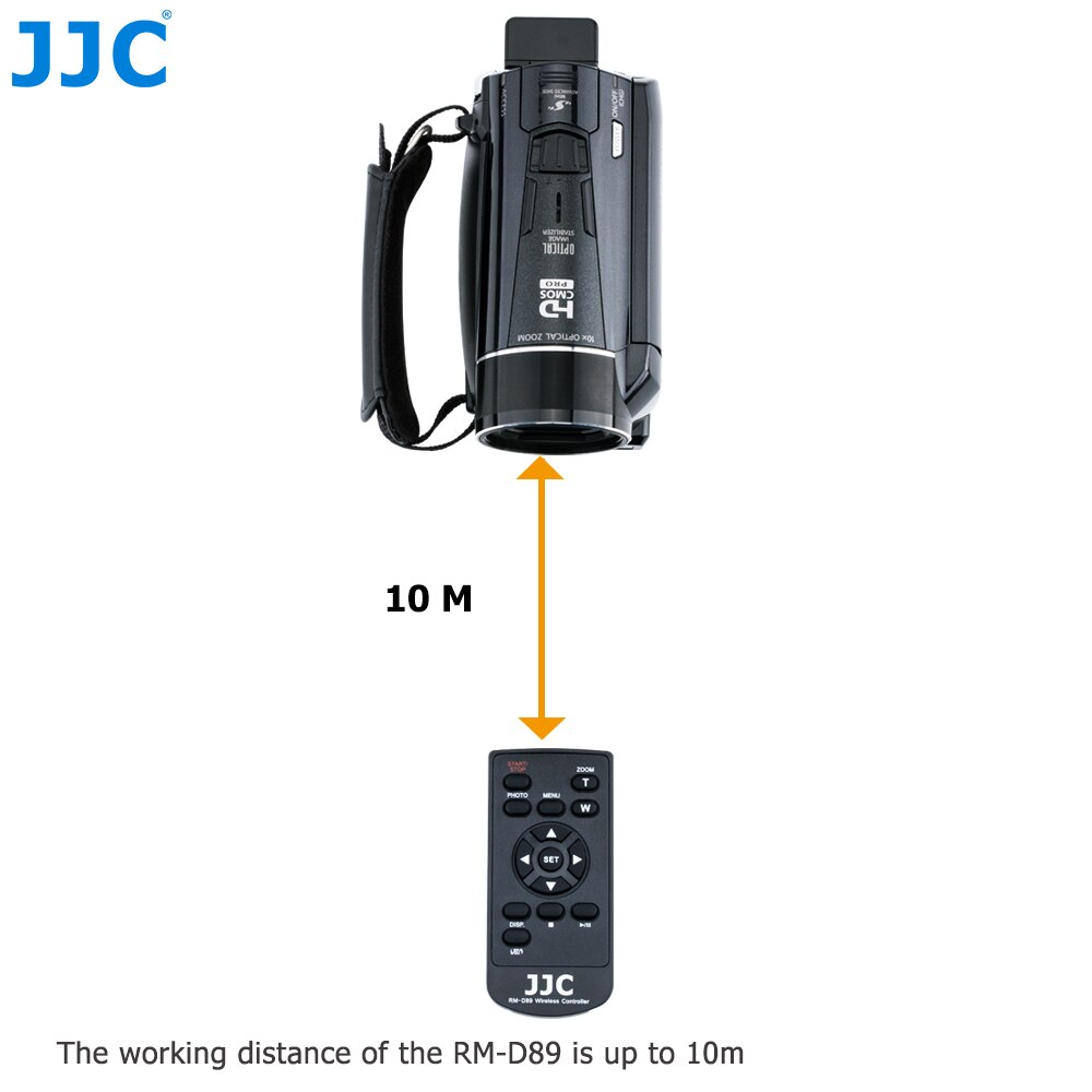 thumbnail image 2 of JJC RM-D89 Infrared Remote Control For Canon HF G40, G20, G10, XA55, XA50, VIXIA Camcorders 2 of 6