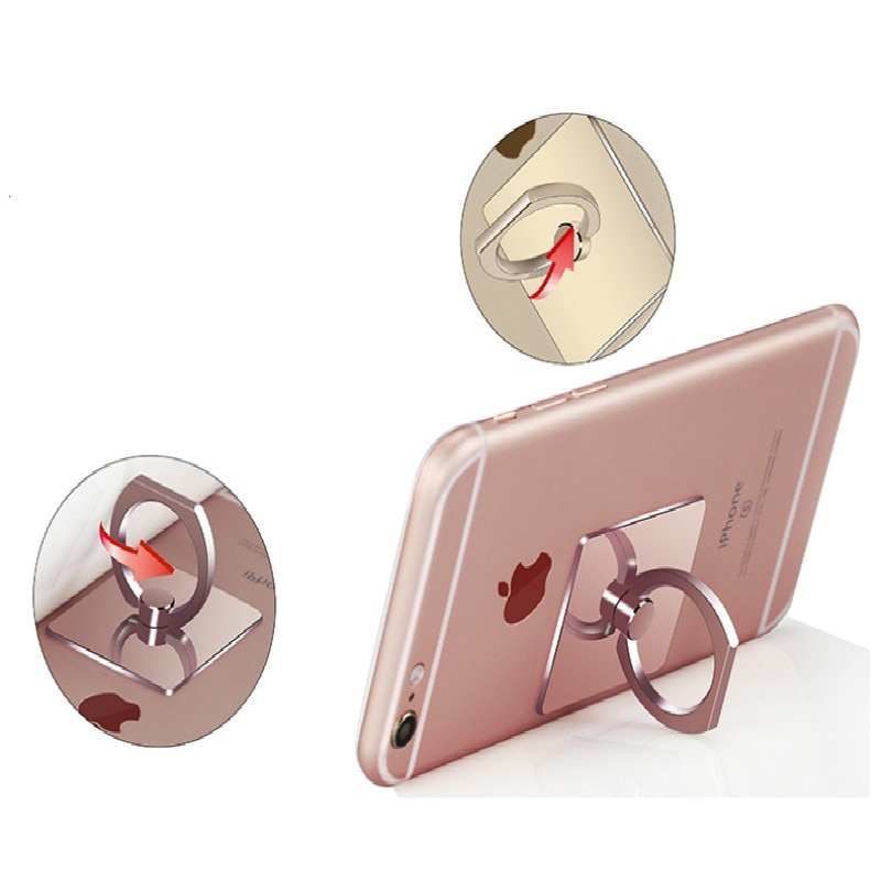 NOUVELLE Bague de Téléphone Portable Smartphone Support De Support Pour iPhone X 8 7 6 Plus 5S Téléphone Intelligent IPAD MP3 Support De Voiture Pour Samsung