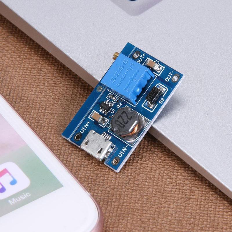 DC-DC 2 V-24 V naar 5-26 V 2A Max Step Up Module Booster Voeding Module auto Omvormers DC-DC Step Up Module 32x21x2mm
