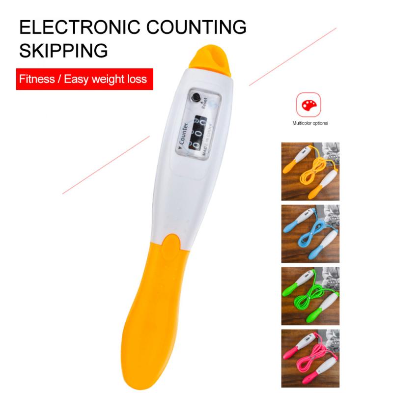 Rope Skipping Jump Ropes Counting Skipping Jump Rope For Adult Students With Weight Bearing Plastic Portable Fitness Equipment