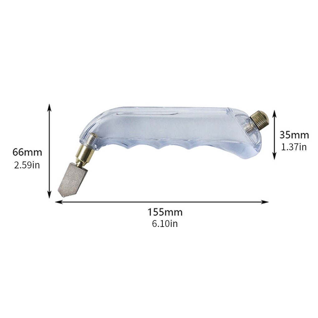 Glass Tile Cutter DIY Window Craft Hand Tool Glass Knife Tools Portable Glass Cutter: Default Title