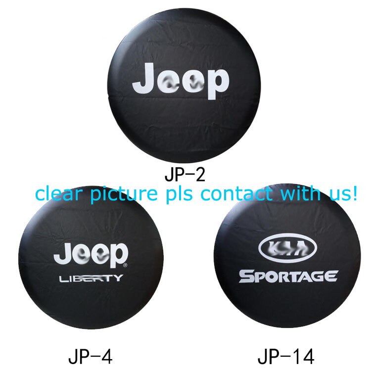 14 "15" 16 "17" zoll PVC Reserverad Rad Abdeckung Protector Tasche Für Jep reifen abdeckung