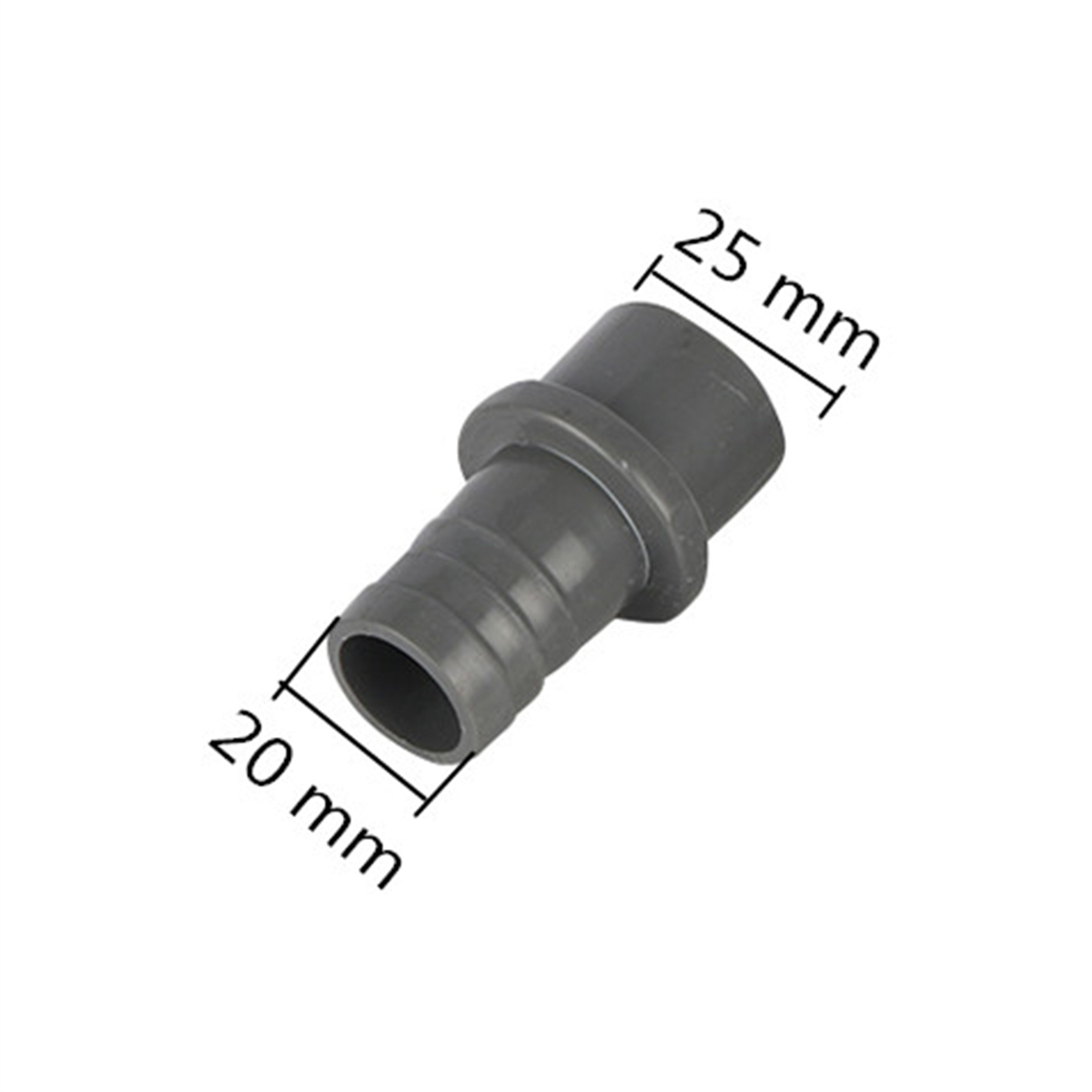 Upvc slange pagodeforbindelse udvendig diameter 25mm to 12/16/20mm med modhager reducerende samling kunstvanding akvarium dræningssystem kobling: Rød