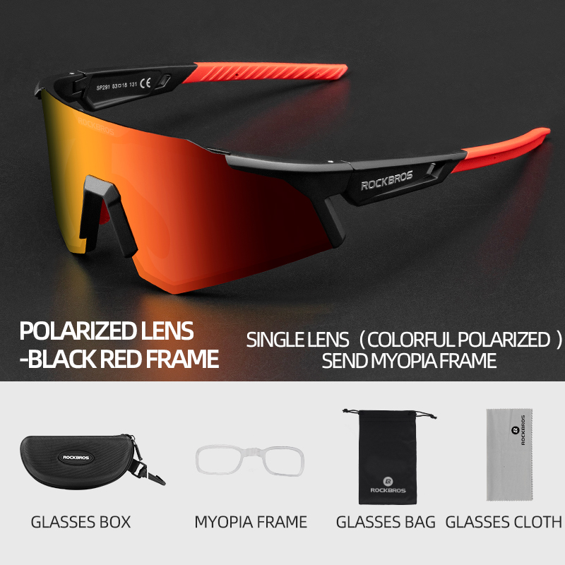 ROCKBROS Cycling Glasses UV400 Protection Bike Sunglasses Photochromic Polarised Lens Eyewear Goggles MTB Road Bicycle Glasses: Light Grey