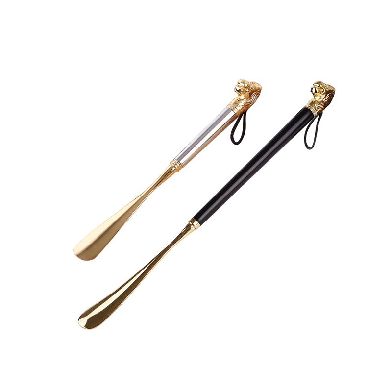 Metal sko horn messing sko lifter praktisk sko hul sko tilbehør sølv  (32cm)