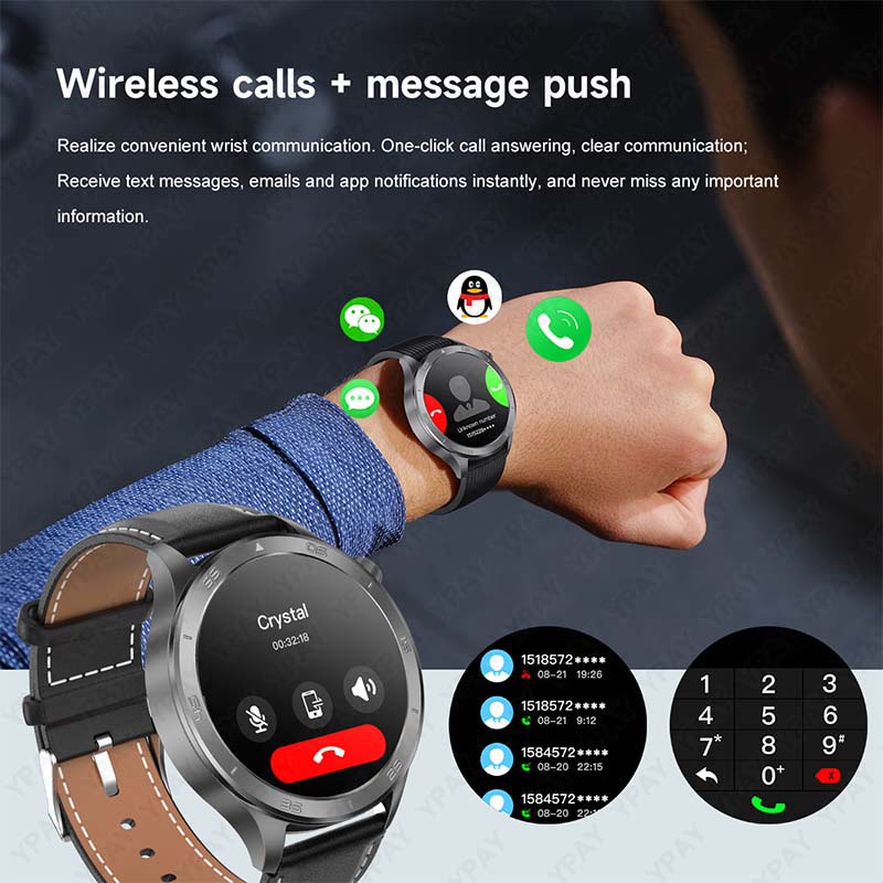 2025 New For Original OPPO Watch X2 Men GPS Smart Watch 1.53inch AMOLED IP68 Waterproof Bluetooth Call 100+ Sports Modes Watch