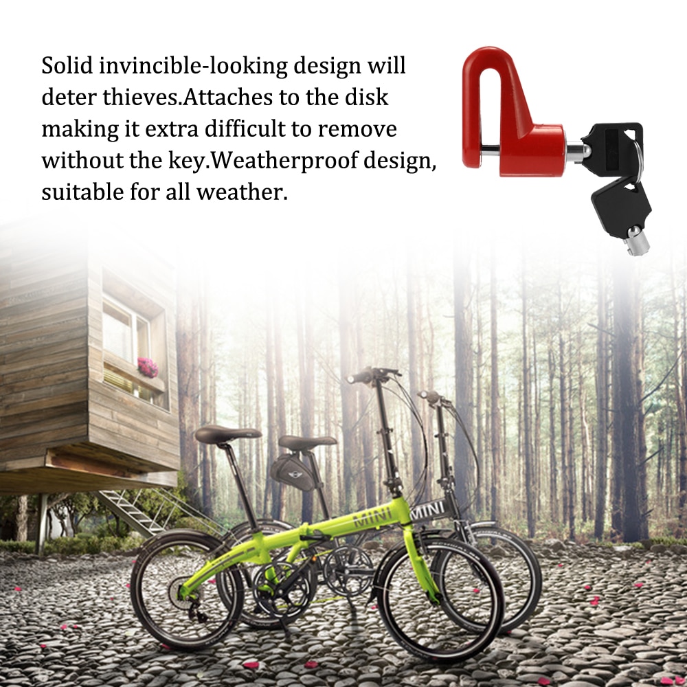 Motorcycle Scooter Bike Anti Theft Brake Disc Lock Wheel Disk Locks Small Moto Motorbike Safety Brake Lock