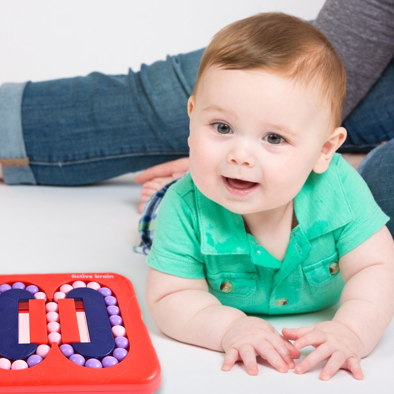 Fidget Speelgoed Flat Rolling Kralen Spel Doolhof Mechanisme Box Magic Bean Voorkomen Alzheimer Hersenen Vetverbranding Anti-Stress Speelgoed voor Volwassen