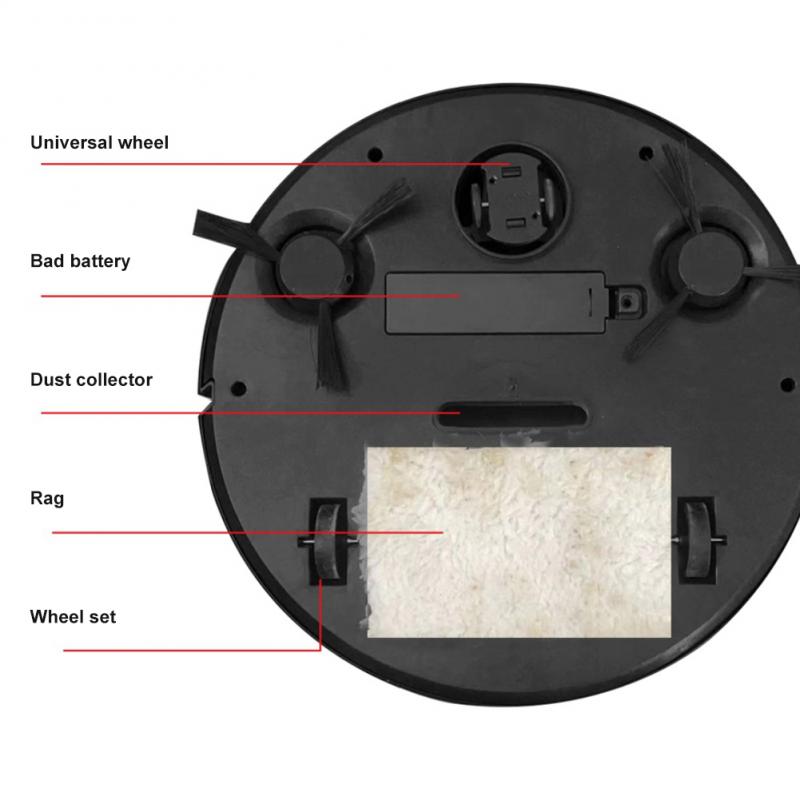 Automatic Vacuum Cleaner Robot Smart Wireless Sweeping Dry Wet Cleaning Machine Charging Intelligent Vacuum Cleaner Smart Home