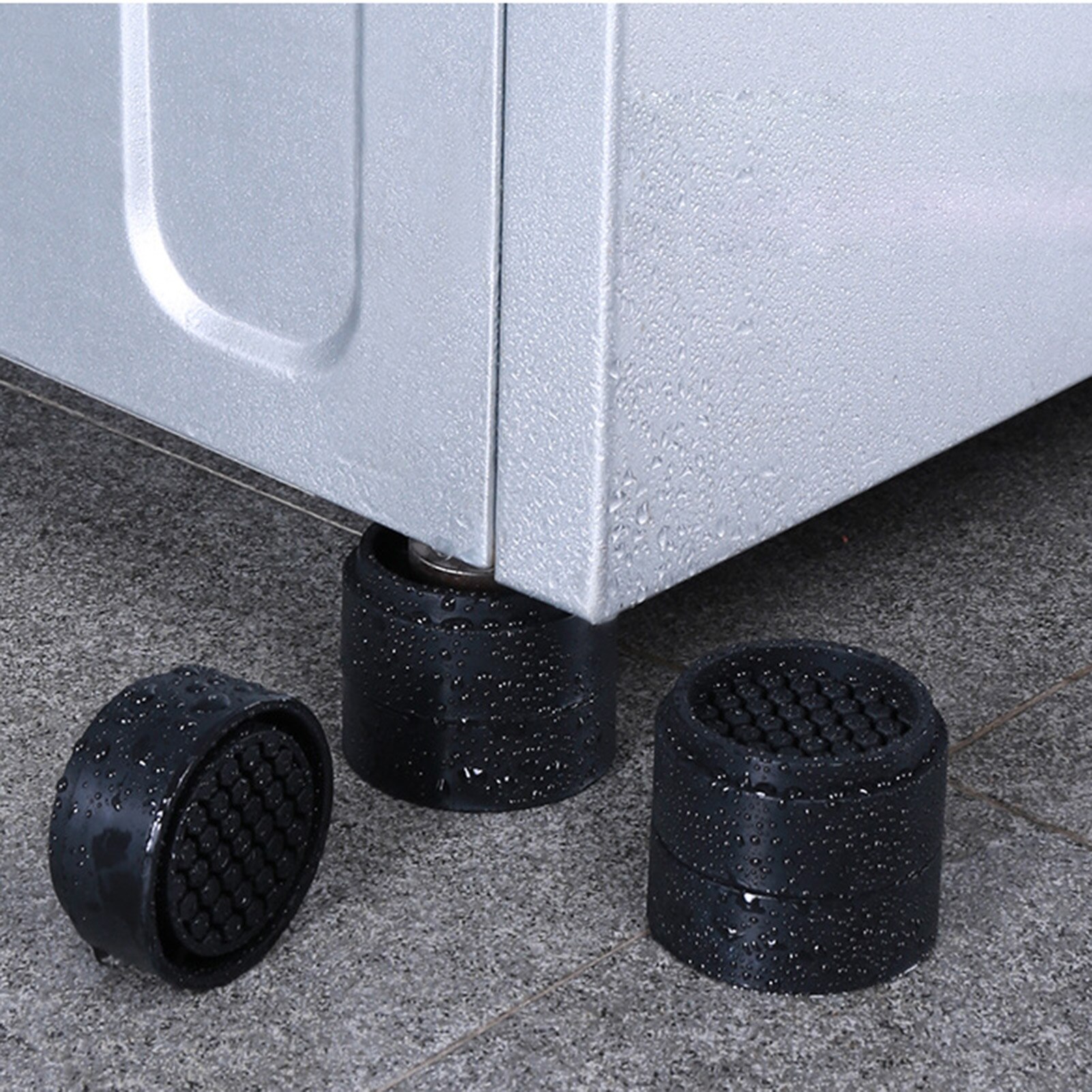 4Pcs Anti Vibration Pads Washing Machine Rubber Feet Mat Anti-vibration Pad Universal Noise-reducing Furniture Lifting Foot Base