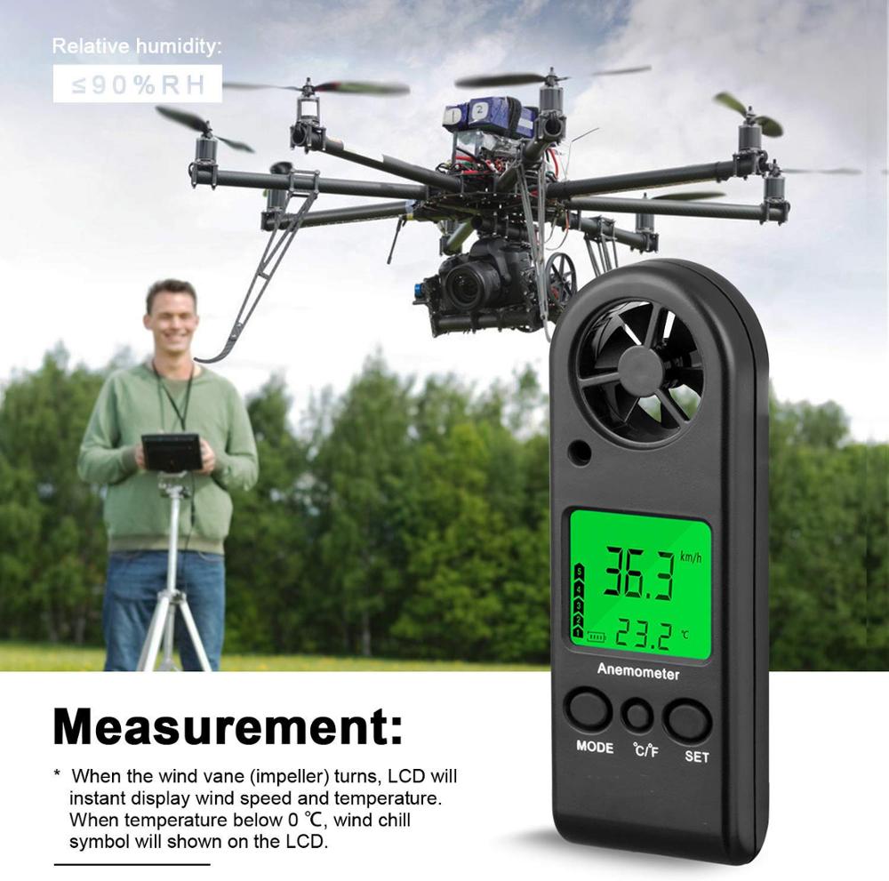 BTMETER BT-816B 2Pack Handheld Anemometer,Digital Wind Speed Meter Portable Anemometer Sensor Wind Speed Meter Air Flow Tester