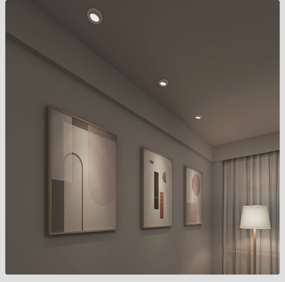 D'origine Xiaomi Mijia Yeelight Bluetooth maille Version ampoule intelligente Downlight spot E27 E14 travail avec passerelle APP contrôle