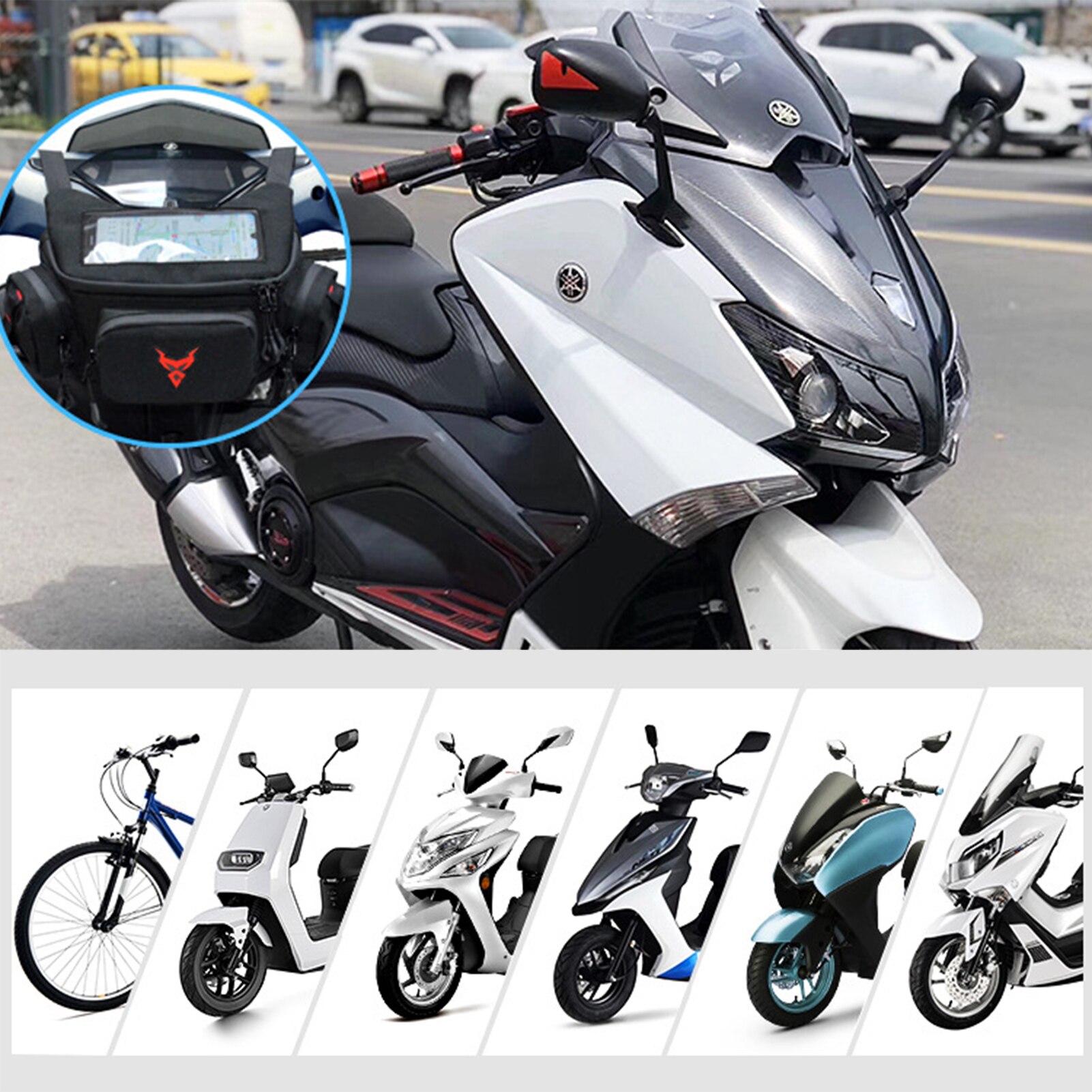 Touch Screen Motorcycle Bag Waterproof Motorcycle Navigation Bag