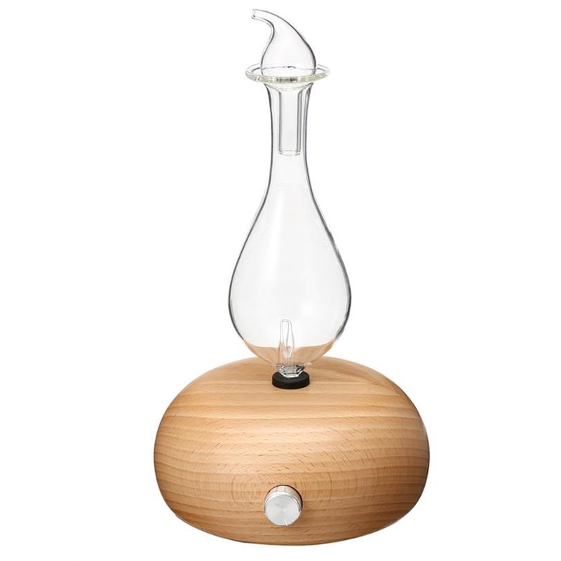 XMX-Holz Glas Aromatherapie Reine Ätherische Öle Diffusor Luft Vernebler Luftbefeuchter Haushalt Luftbefeuchter Klimaanlage Applia: Ursprünglich Titel