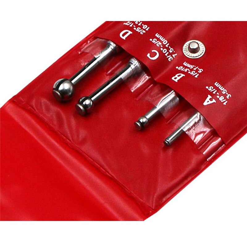 3-13mm 4 pcs Set Adjustable Small Hole Gage Set Diameter Gauge Telescopic Spherical Gauges Inner Hole Gages