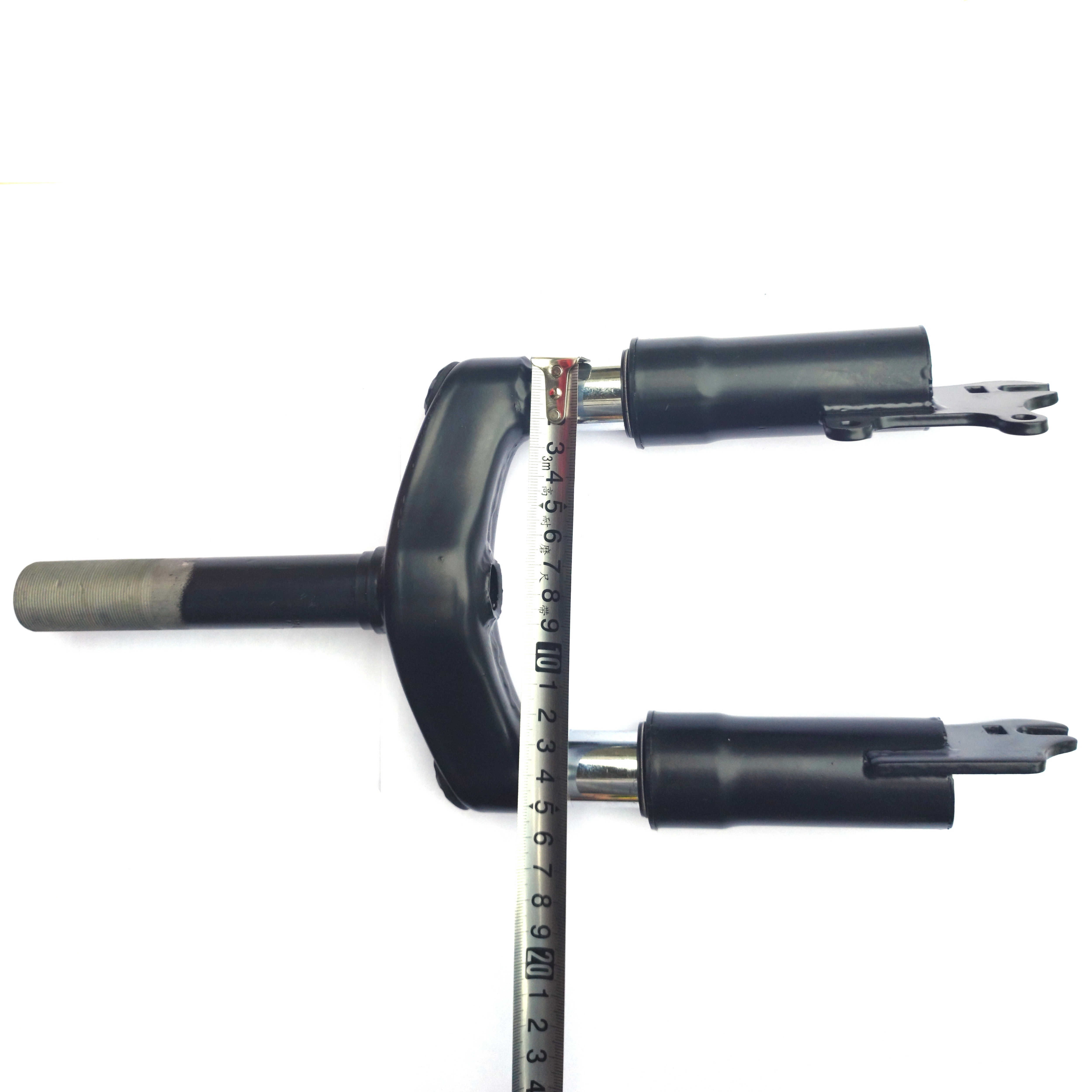 Hydraulisk forgaffel  of 10 tommer elektrisk scooter kan installeres med front fast stang af skivebremse