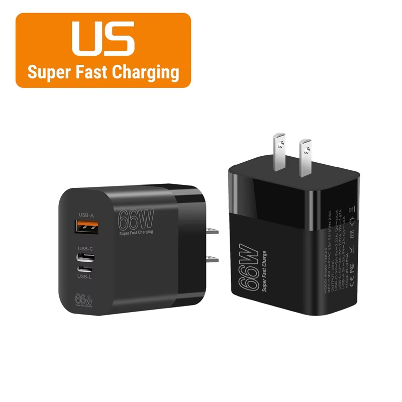 Xiaomi 66W Super Fast Charging Adapter PD Reverse Charger Suitable For Apple Huawei Xiaomi EU/US/UK Standards Phone Adapter: CH