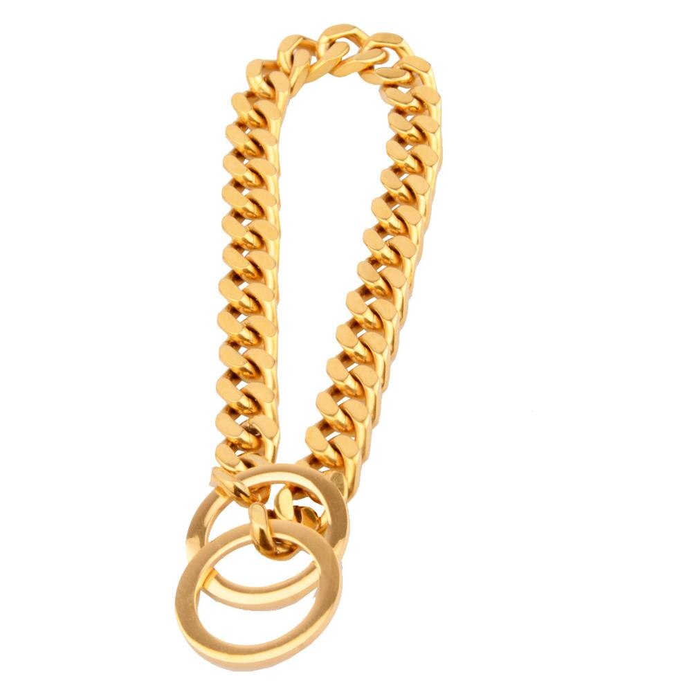 Tiasri Hondenriem Rvs Halsband Verstelbare Huisdier Keten Vier Side Polijsten Retail Dierbenodigdheden