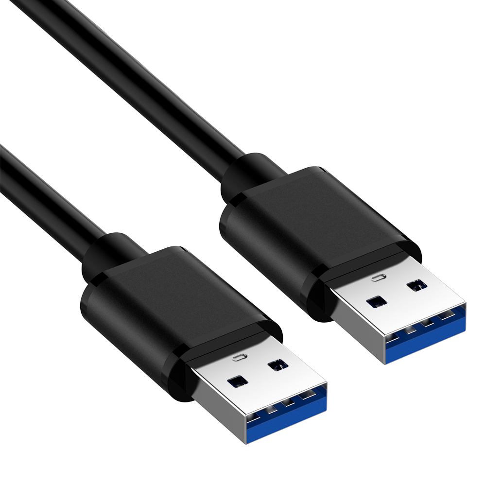 Usb 3.0 skjøteledning 5 gbps superhastighet dobbel type en hann til å skrive en mannlig datasynkroniseringskabel til radiator bærbar pc-skriver: 1m