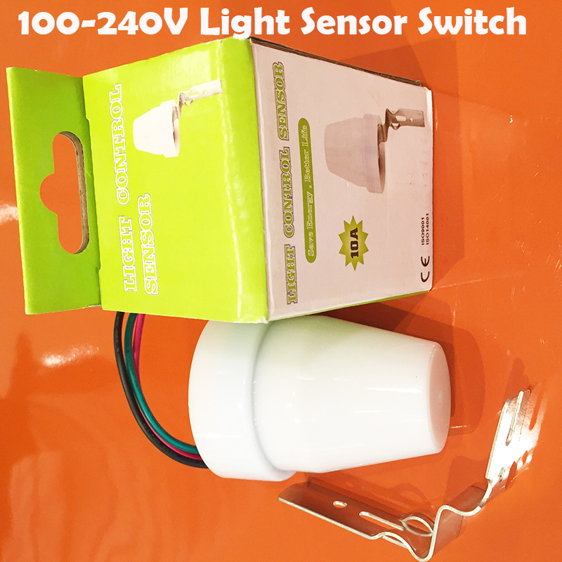 Outdoor Intelligent waterproof 220v light photo control sensor switch automatic photocell switch for lamps