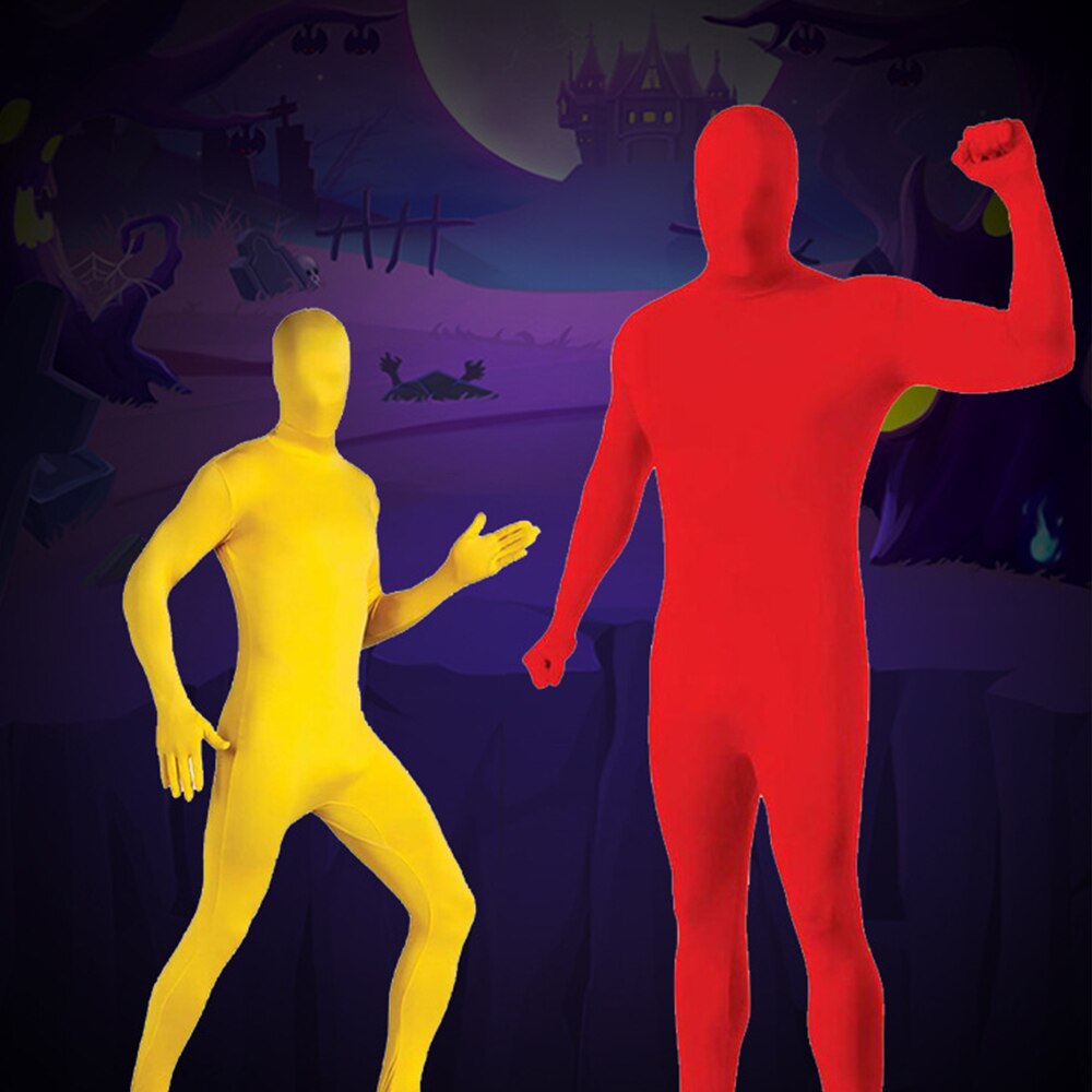 Green Screen Chromake Suit Stretchy Skin Body Film Television Background Invisible Effects Tight Chroma Keying Clothes Halloween