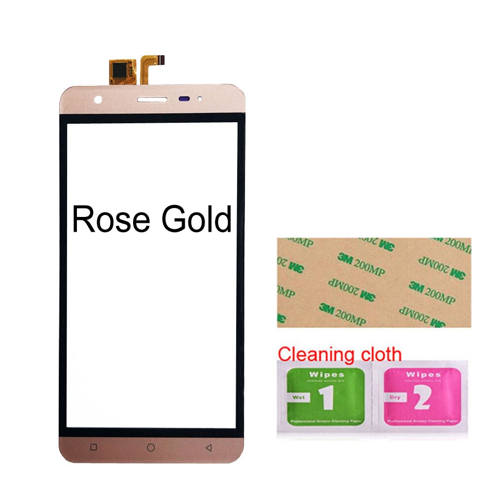 Für Vertex Beeindrucken Adler 3G touchscreen Digitizer Sensor Glas Panel Ersatz: Rose Gold