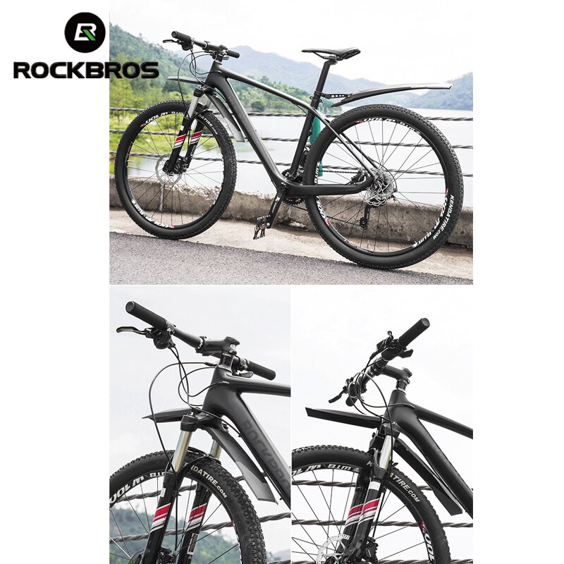 Rockbros Zachte Rubber Fiets Spatbord Verbreding Verstelbare Achter Voor Tail Fiets Spatbord Fiets Deel Mtb Fietsen Spatbord Accessoires