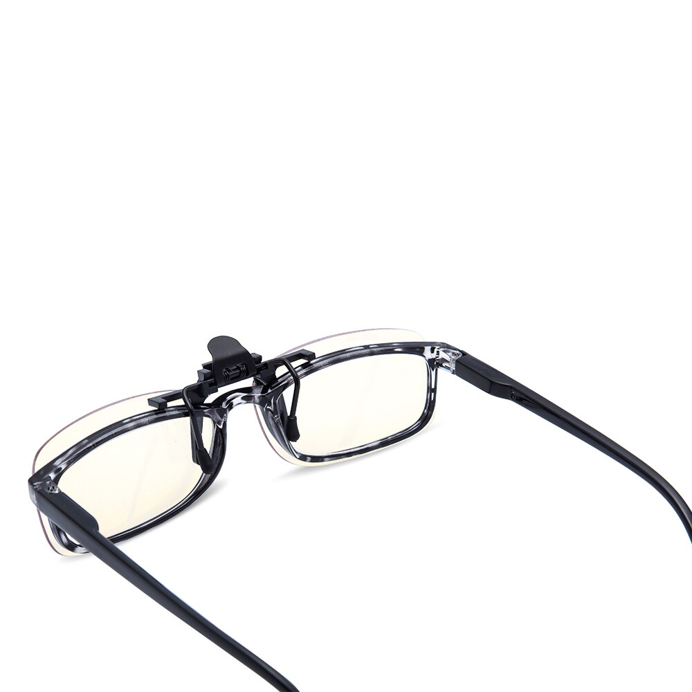 EYEGUARD Clip on Lens Anti & Block Blue Light Filter Cover Glasses Protect Eyes from Fatigue Unisex