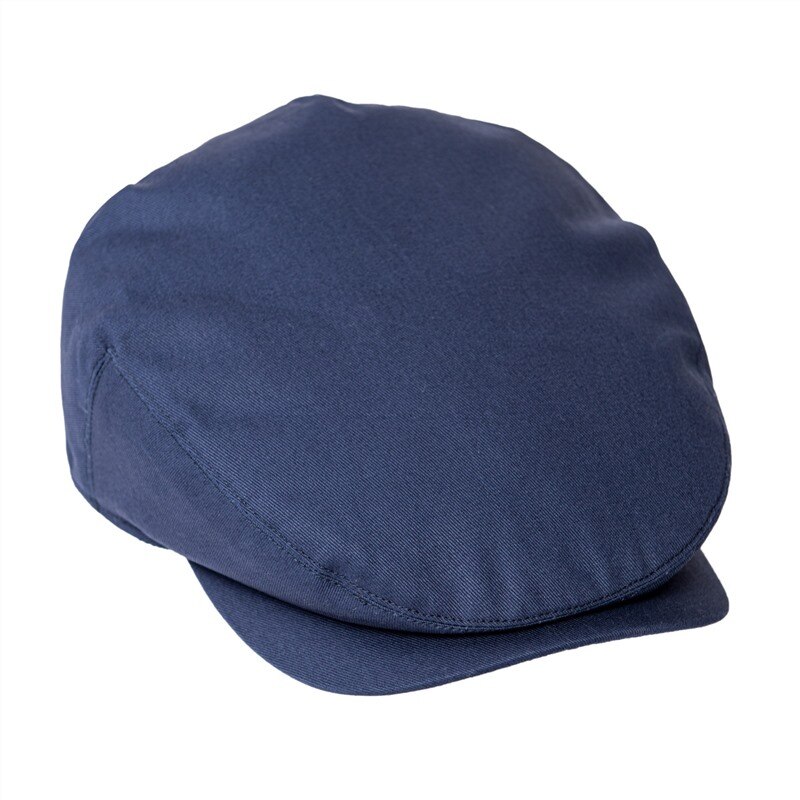 BOTVELA Flat Caps Men Ivy Cap 100% Cotton Season Cabbies Hat Driving Hats Newsboy 813: Blue / 63 cm