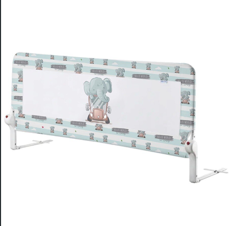 High safety bed rails barrier enjoyable or baby bed barrier pink blue