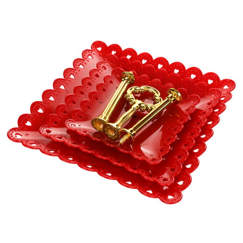 European Style Fruit Trays Plastic Dessert Plate Candy Dish Candy Tray For Home Living Room Fruit Plate Snack Plate Fruit Basket