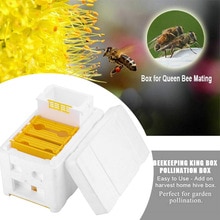 Bee Hive Beekeeping King Box Pollination Box Foam Frames Beekeeping Tool Kit Harvest Bee Hive Home Hive Case Beekeeper tools CSV