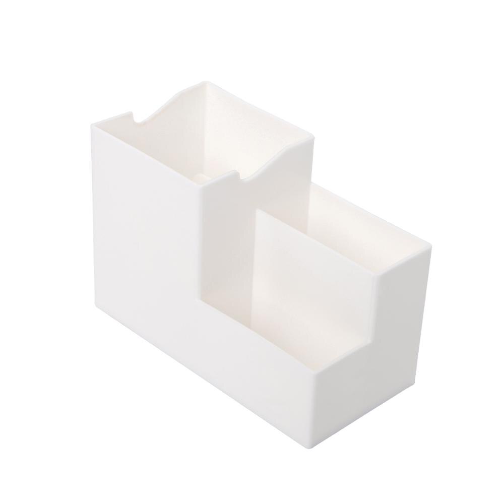 1pc Smart Phone Stand Desk Bracket With Multi-function Pen Pencil Holder Desk Decoration Mobile Phone Holder Organizer: white