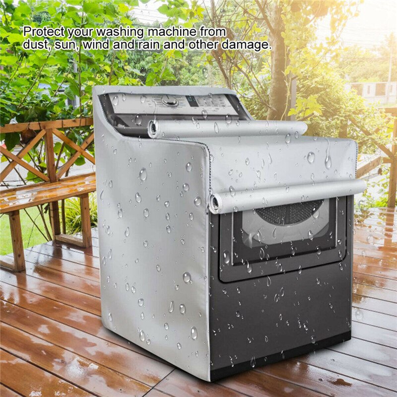 Washing Machine Cover Front Top Open Laundry Dryer Protect Cover Dustproof Waterproof Sunscreen