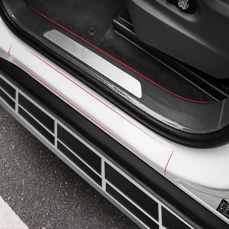 Para Hyundai Sonata 9 accesorios de coche película protectora de puerta anticolisión Nano pegatina Invisible de 3 metros