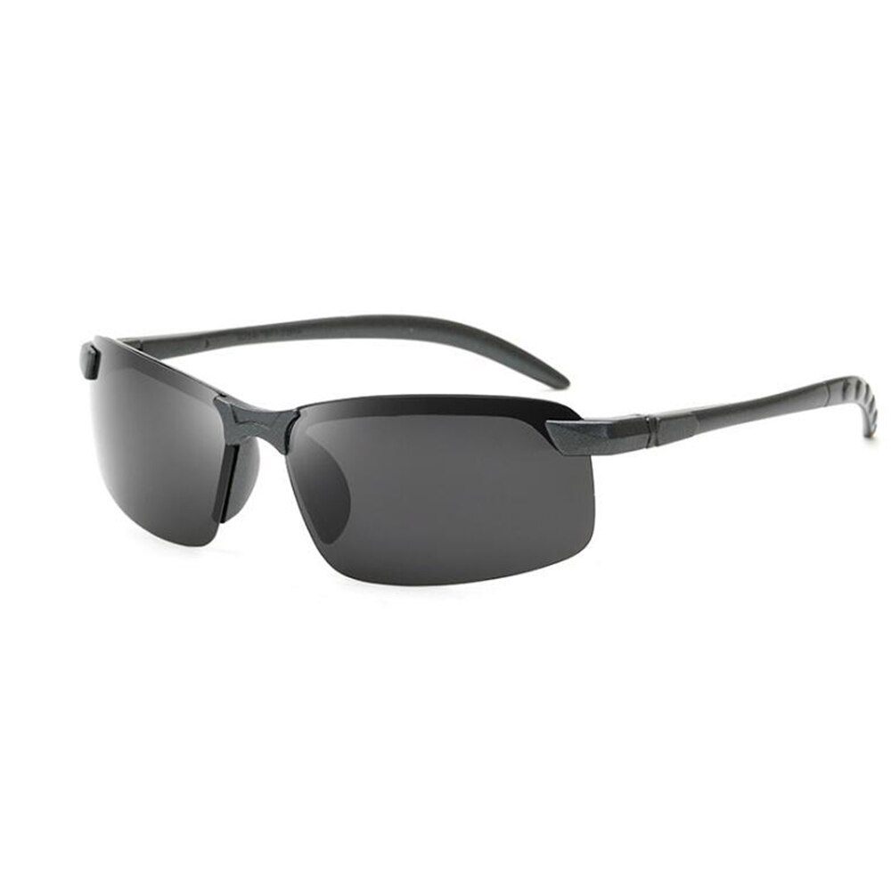 AIELBRO polarizado gafas fotocrómicas de ciclismo gafas de ciclismo para deportes al aire libre hombres mujeres gafas de sol de bicicleta gafas de sol: PC-GRAY BLACK