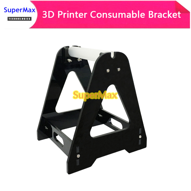 3D printer accessories consumable rack tray wire frame PLA bracket ABS bracket black