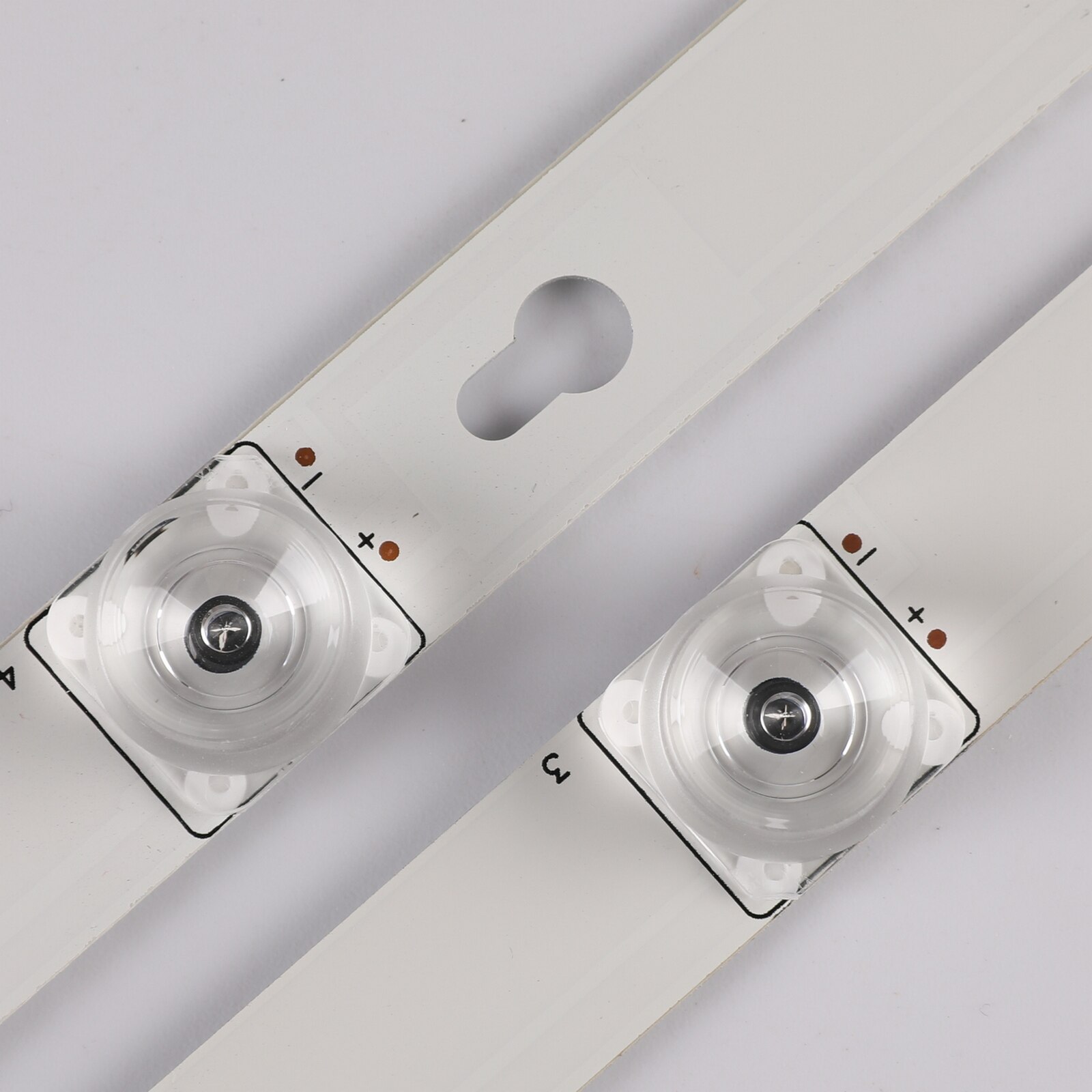 1Set = 8 Stuks (4A + 4B) Led Backlight Strips (8) stuks Voor Tcl 55d2900 4C-LB5504-HR / 4C-LB5505-HR 55S405LEAA 55S405TKAA