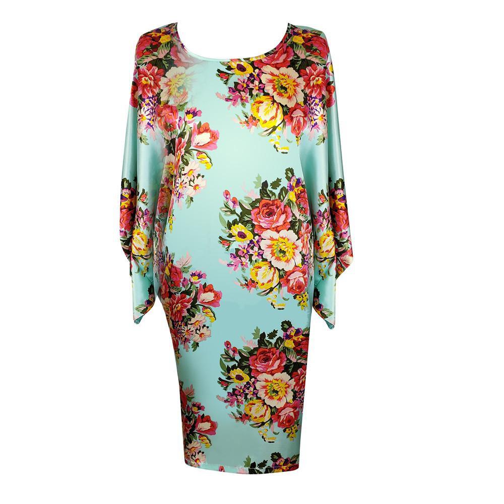Dam rayonrock morgonrock kvinnor sovkläder nattlinne stor storlek hemklänning vintage kaftan klänning nattskjorta nattskjorta: 2