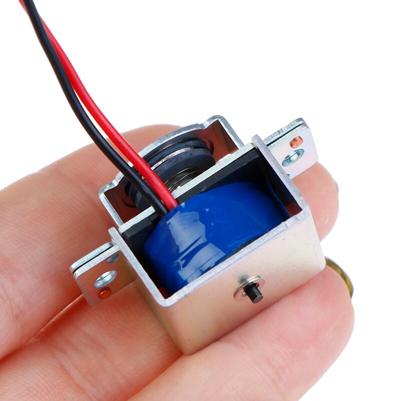 1PC Miniature Electromagnet Inhaled Through Push-pull Type Micro Electromagnet DC 5V 6V 9V 12V DIY Magnetic Materials