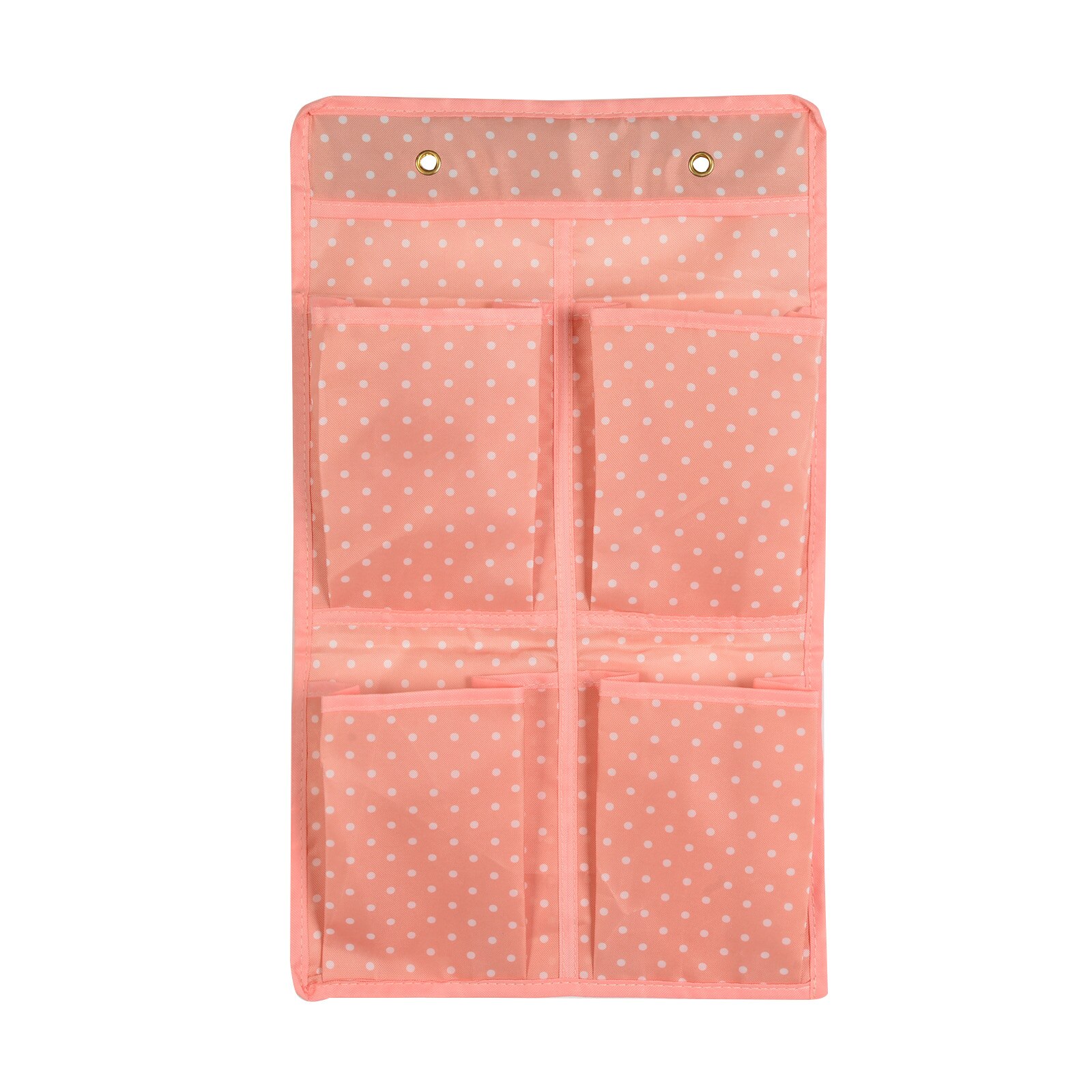 4/6/9/12 sac suspendu porte pochette de rangement multi-fonction distributeur de poche de rangement mural Oxford tissu sac mural rangement placard support: Pink / 9 Pocket