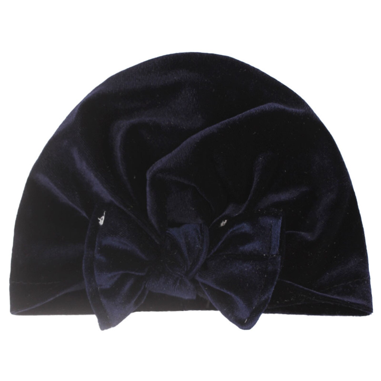 Knot Solid Pleuch Baby Headbands Toddler Headwraps Baby Flower Turban Hats Babes Caps Elastic Hair Accessories: B