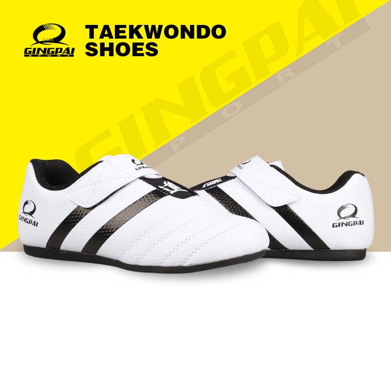 Taekwondo skor för barn och vuxna wtf med pu läder andas slitstarka