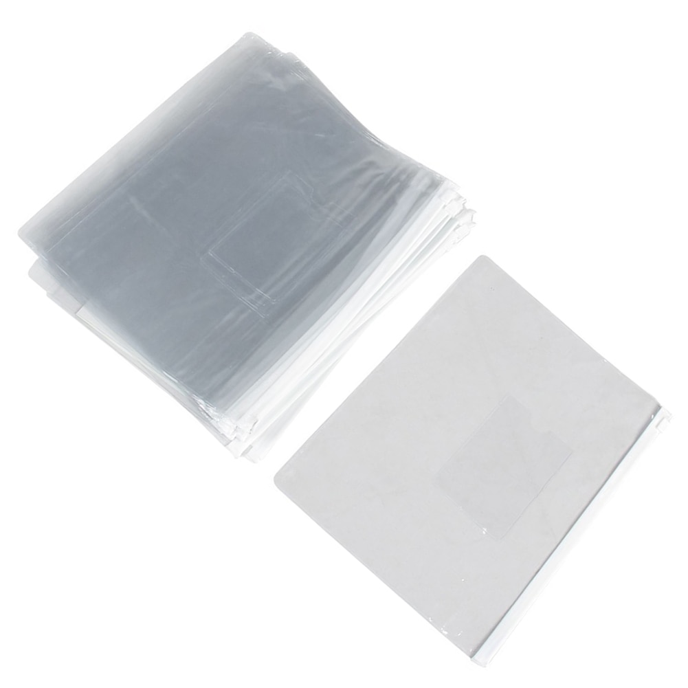 AAAJ-20 Pieces A5 Paper Size Blue Slider Grip Handle Zipper Transparent Envelopes for Folder Folder