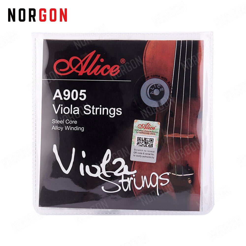 Alice Viola Strings 5 Sets/pack for Practice Steel Core and Alloy Winding Beginners Choice A903 A904 A905