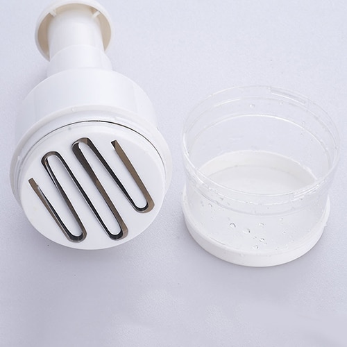 Kjøkkenpressing grønnsaksløk hvitløkhakker kutter skiver skreller skreller verktøy