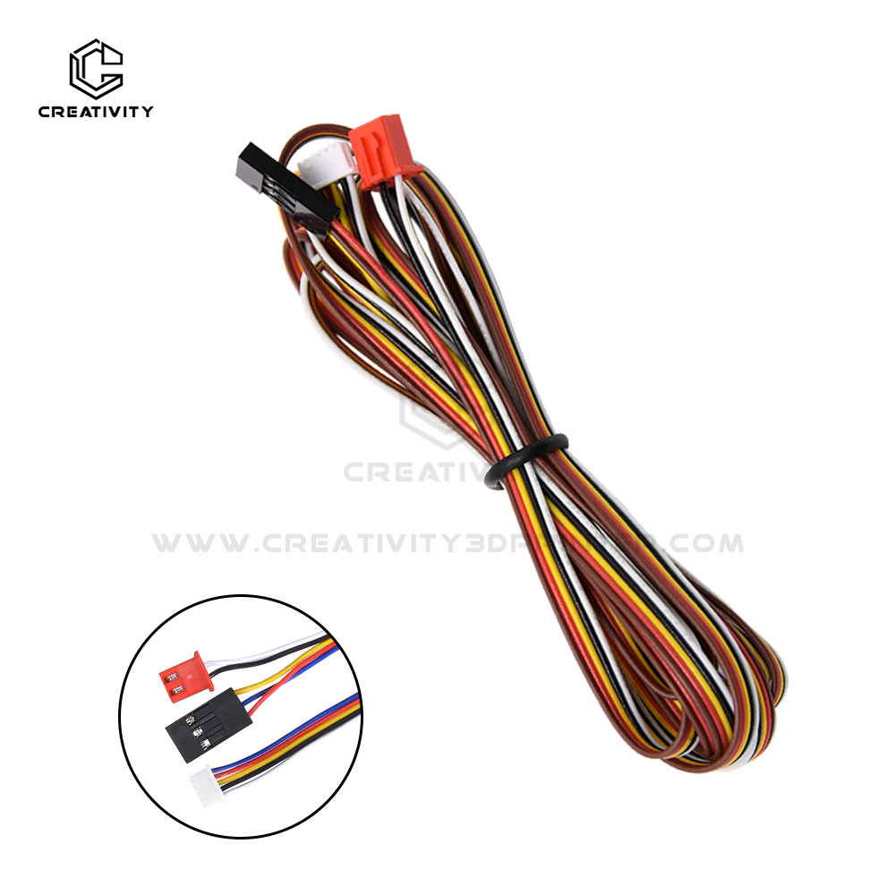 CR Touch BL Touch Cable Extension Cable +Mount For CR 10 Ender-3 Screws Wrench Normal Controller Board Printer Connection Kit: Red